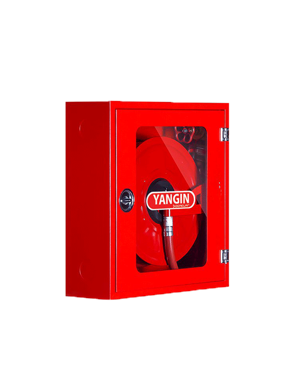 Sıva Üstü Cam Kapaklı Yangın Dolabı