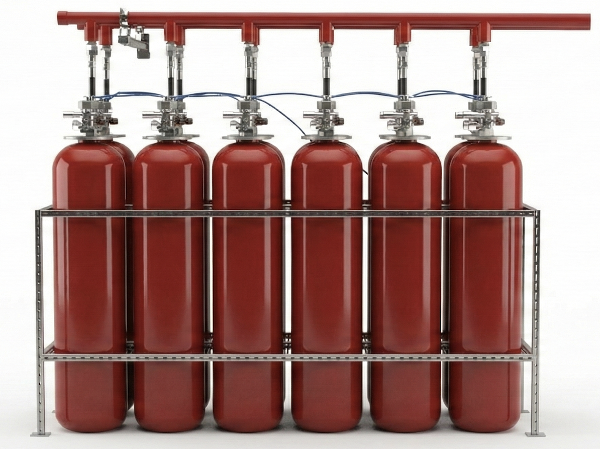 FM-200 Gazlı Söndürme Sistemi